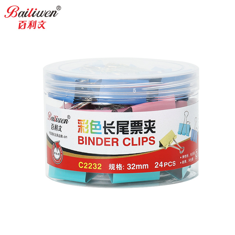 Bailiwen μεταλλικός γωνιακός κλιπ – Μοντέλα C2225/C2232/C2241/C2251 – Κλιπ βιβλίου, σφηνοειδές κλιπ