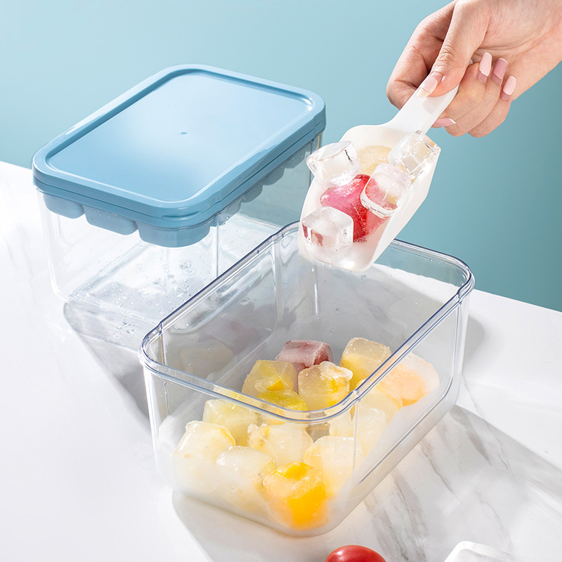 Formă din silicon pentru cuburi de gheață – capacitate 6+16, înghețare rapidă, demoldare facilă