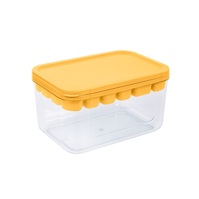 Formă din silicon pentru cuburi de gheață – capacitate 6+16, înghețare rapidă, demoldare facilă