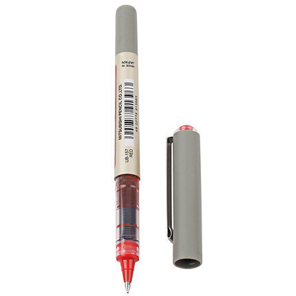 Ub-157 rollerball olovka s tekućim vodootpornim tintom, vrh od nehrđajućeg čelika, plastično tijelo