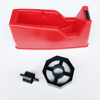 Prozirni dispenzer za ljepljivu traku i držač, PP, za ured, promjer osovine 1.2–1.8 cm, širina trake do 28 mm