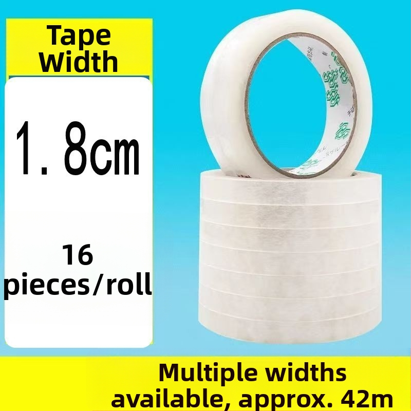 Priehľadný zásobník na lepiacu pásku a držiak, PP, pre kanceláriu, priemer hriadeľa 1.2–1.8 cm, šírka pásky do 28 mm