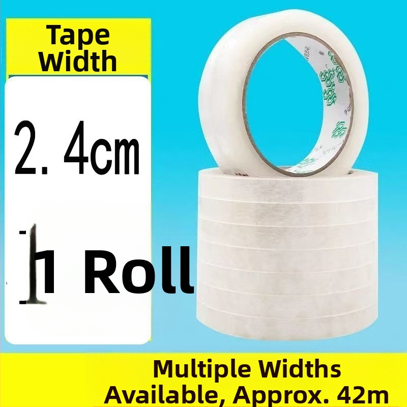 Priehľadný zásobník na lepiacu pásku a držiak, PP, pre kanceláriu, priemer hriadeľa 1.2–1.8 cm, šírka pásky do 28 mm