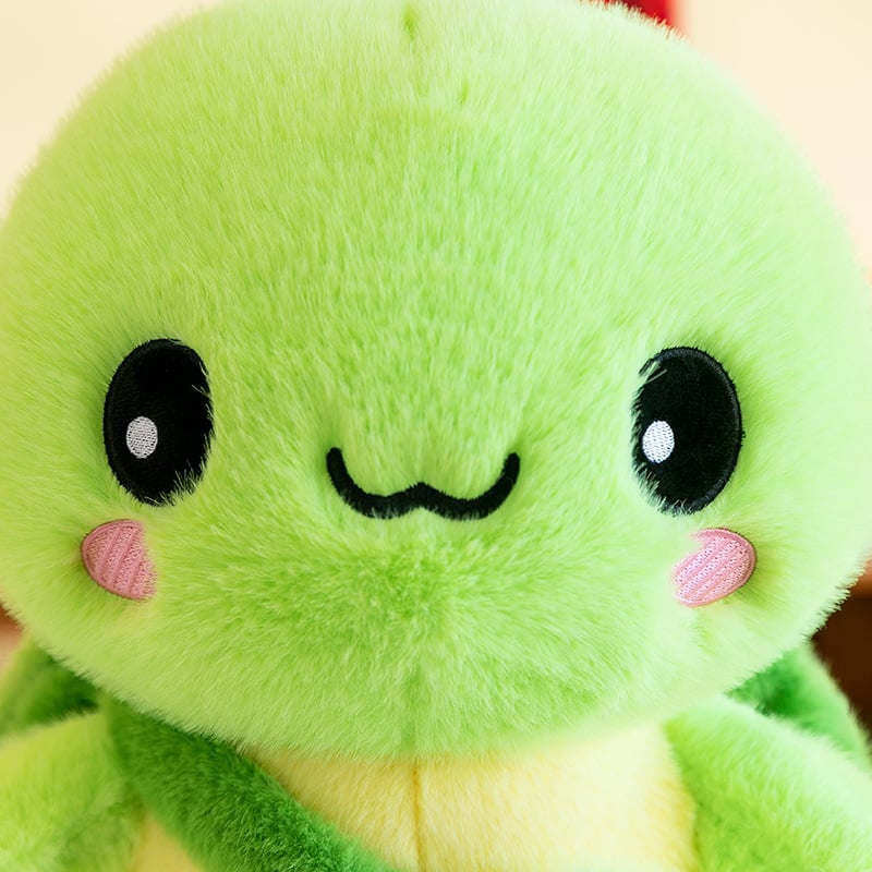 Γεμιστό χελωνάκι από βελούδο — κούκλα από κοντό βελούδο, γέμισμα PP βάμβακι, ζωικό είδος