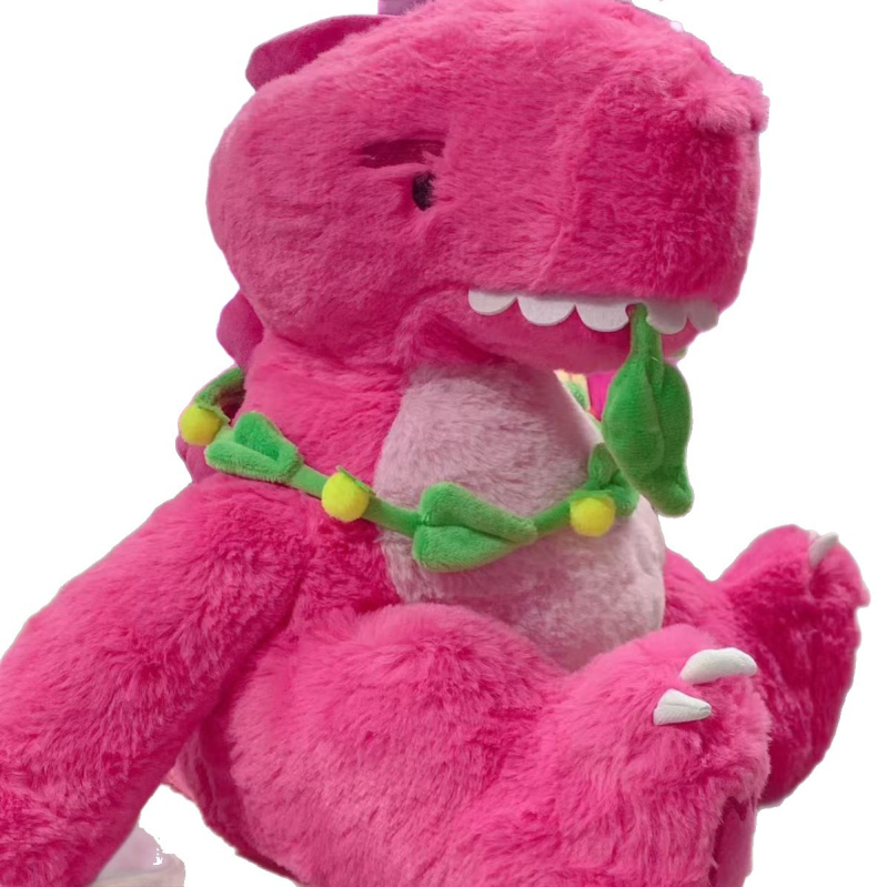 Rucsac cu pluș desen animat — stil casual, construcție din poliester, închidere cu fermoar, căptușeală din poliester, Lansare iarna 2025