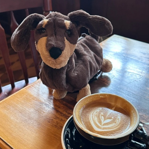 Νταχσουντ λούτρινο τσαντάκι-κούκλα, 1:1 αντίγραφο, κοντό βελούδινο ύφασμα, για ηλικίες 7–14