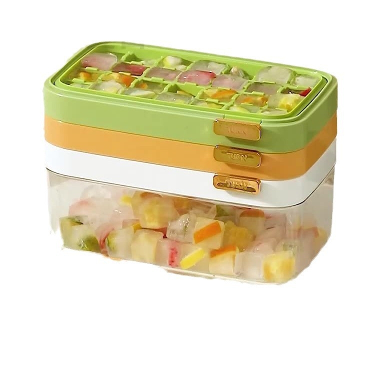 Kalup za led od PP plastike, kapacitet 28–56 ćelija, lako oslobađanje