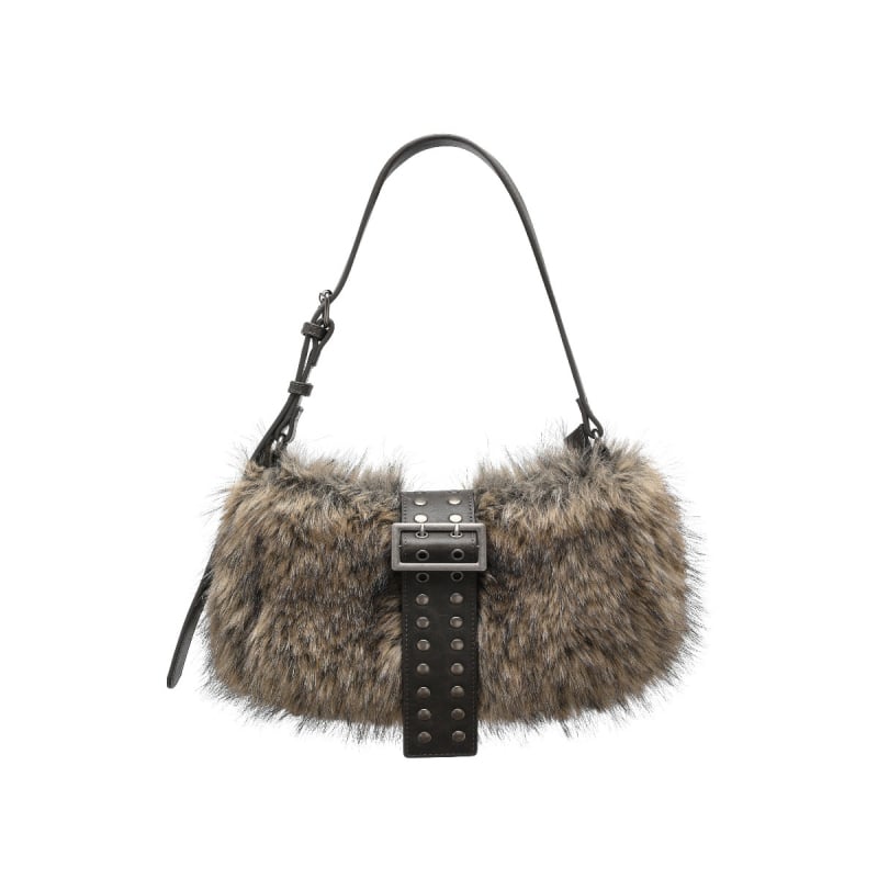 Pod pazuhom crossbody torba, korejskog stila, PU materijal, dumpling oblik, zatvaranje zatvaračem i džep sa zatvaračem