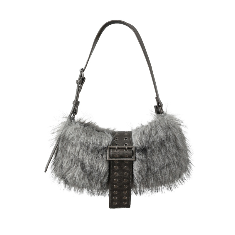 Pod pazuhom crossbody torba, korejskog stila, PU materijal, dumpling oblik, zatvaranje zatvaračem i džep sa zatvaračem