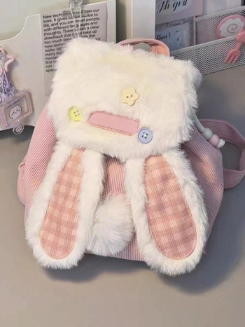 Školski ruksak | Corduroy, ulični stil, otvaranje poklopcem, velik kapacitet, zaštita od krađe