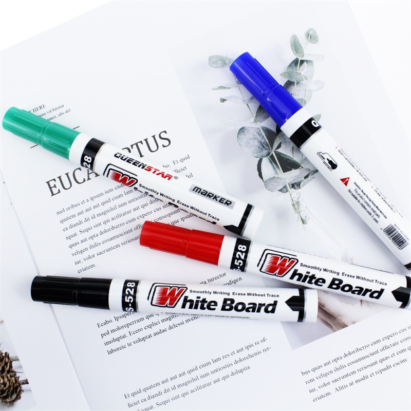 Σετ μαρκαδόρων λευκής πλάκας με βάση λαδιού, πλαστικό περίβλημα, WB528, KENSITA/Jinsida, 12 τεμάχια σε συσκευασία