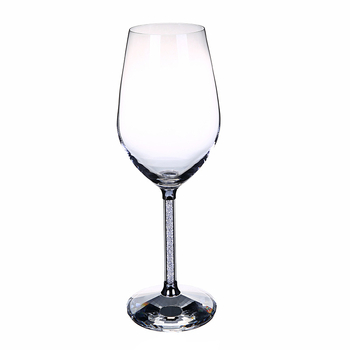 Hyun Jue Kristalne čaše za vino – set od dvije čaše, otisak logotipa, poklon kutija