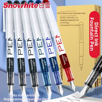 White Snow FP10 pero bez tinte, jednokratno, izbrisivo, plastično kućište, za osnovnoškolce