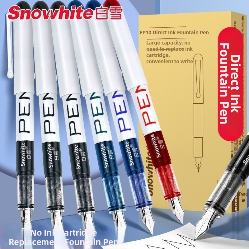 White Snow FP10 pero bez tinte, jednokratno, izbrisivo, plastično kućište, za osnovnoškolce