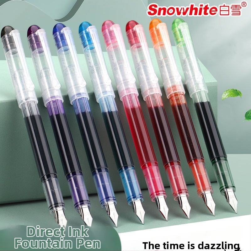 White Snow FP10 pero bez tinte, jednokratno, izbrisivo, plastično kućište, za osnovnoškolce