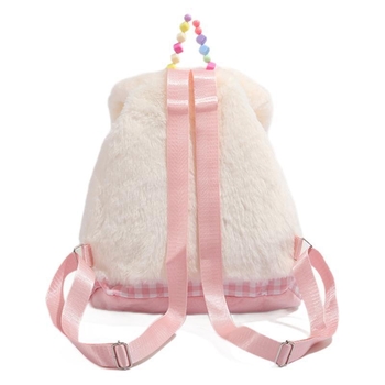CDIWRI plišani ruksak – Fresh and Sweet stil, bucket bag s poklopcem, džep za mobitel