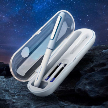 Touchstone DS-7155 pero s EF finim vrhom, za kaligrafiju i vježbanje, s mogućnošću zamjene tintom, plastično kućište, vrh od nehrđajućeg čelika