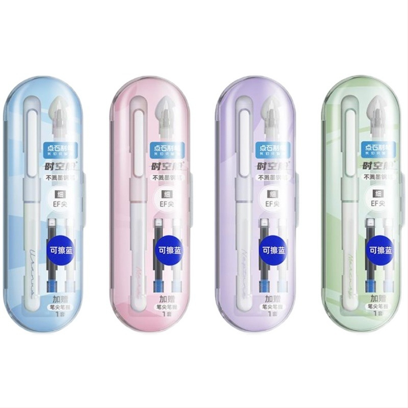 Touchstone DS-7155 pero s EF finim vrhom, za kaligrafiju i vježbanje, s mogućnošću zamjene tintom, plastično kućište, vrh od nehrđajućeg čelika