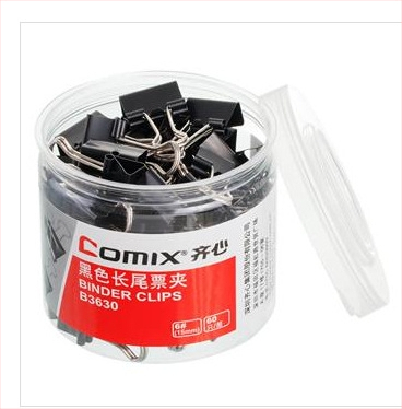 Qixin B3630 B3629 B3628 B3627 B3626 B3625 crni klips za dokumente 15-50 mm