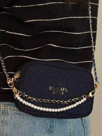 Torba za šminku – gradski minimalistički stil, Materijal: tkanina, Crossbody torba na jedno rame, PU podstava