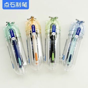 Touchstone DS-7144 nalivpero s sustavom samokontrole mastila, nehrđajući čelik vrh, plastično kućište, uključuje 1 nalivpero i 4 vrećice mastila