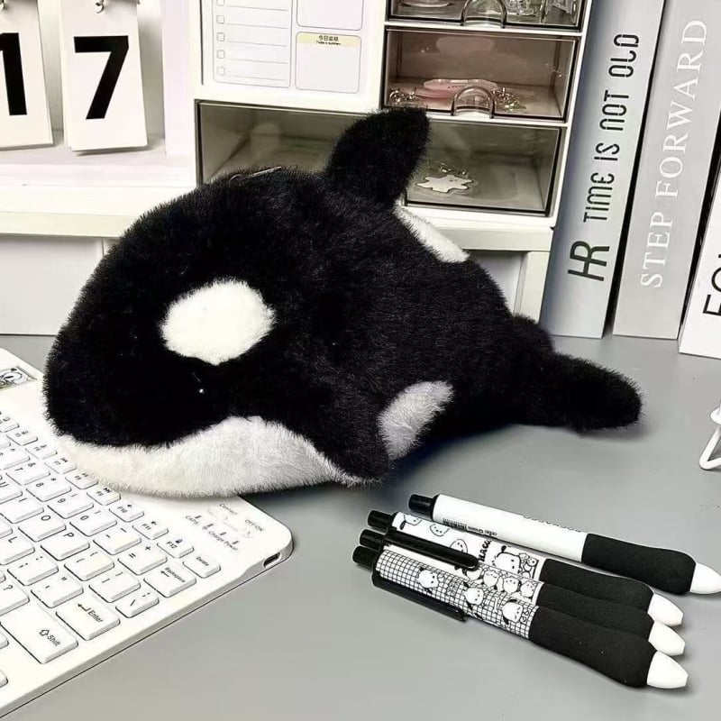 Θήκη μολυβιών, λούτρινο λιοντάρι, μεγάλη χωρητικότητα, πλήρωση PP βαμβάκι, συσκευασία σε διχτυωτή τσάντα