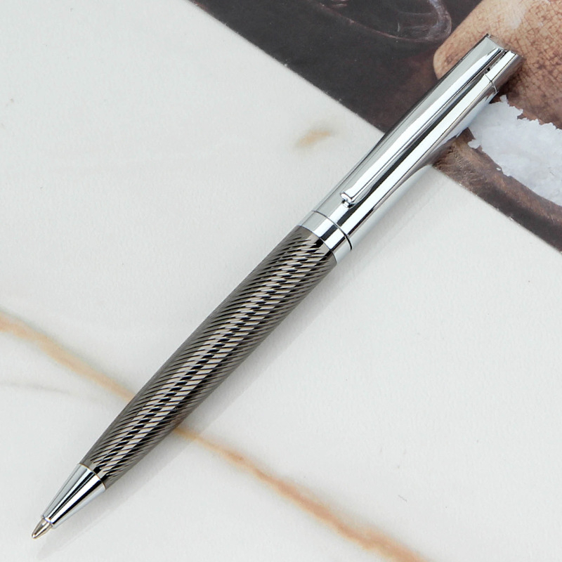 Drvena rotirajuća kuglična olovka – De hongyun, vrh kuglice, neizbrisivo, jednodijelna pakiranja