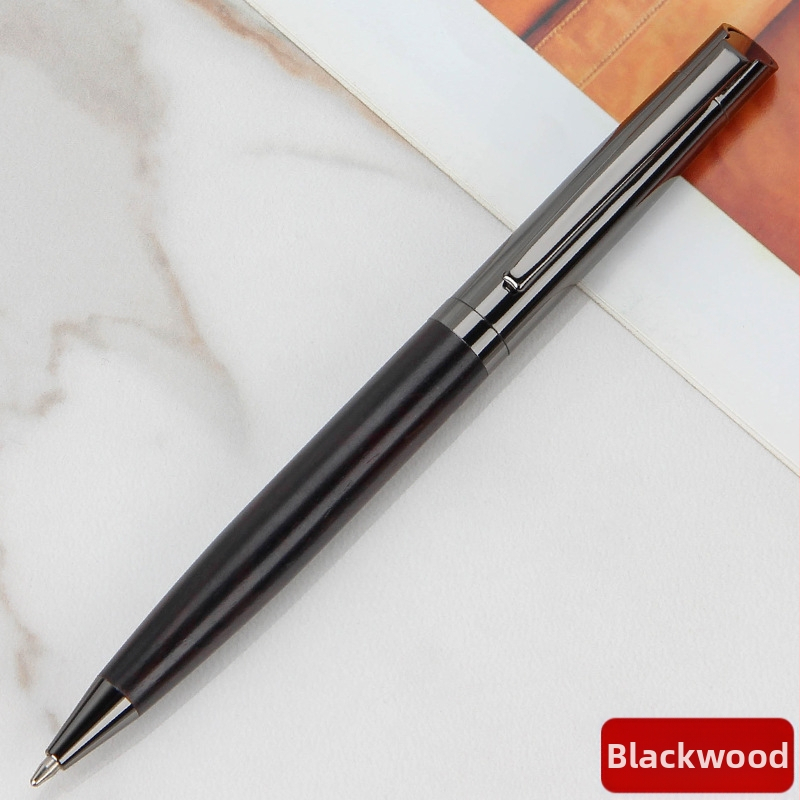 Drvena rotirajuća kuglična olovka – De hongyun, vrh kuglice, neizbrisivo, jednodijelna pakiranja