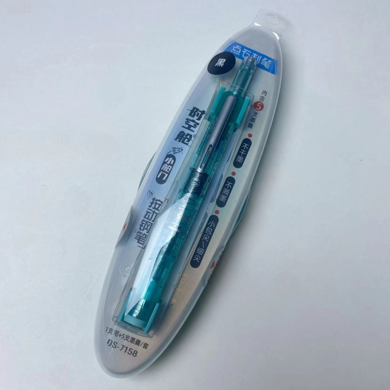 Point Stone DS-7158 Pero s gumbom – Tema svemirske kapsule, tinta u kartridžu, plastično kućište