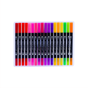 Marker s mäkkým hrotom, obojstranný, umývateľný pre deti — AL938706391870