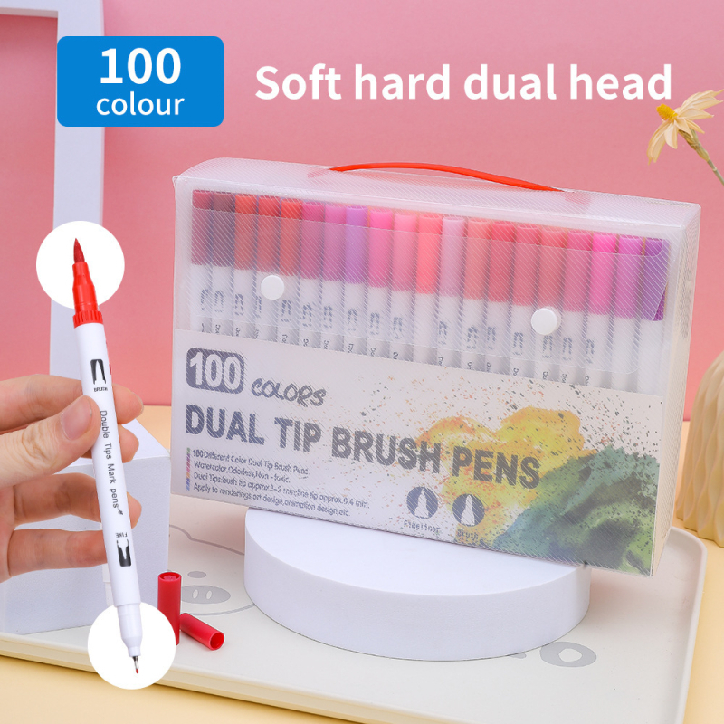 Marker s mekanim vrhom, dvostrani, perivi, za djecu — AL938706391870