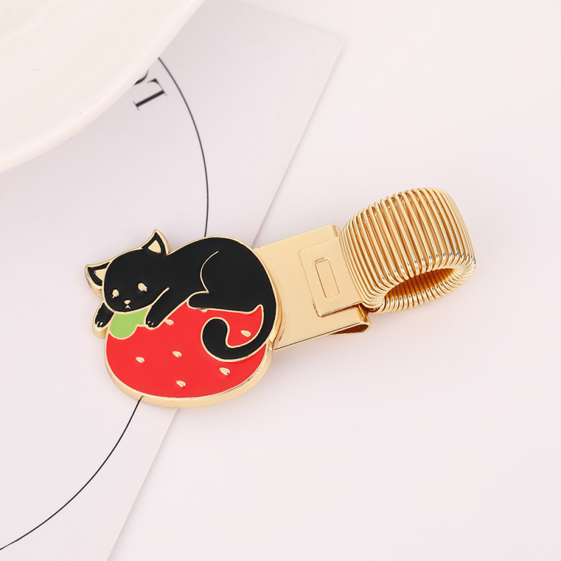 Yixin klips za olovku od cinkovog legura – kreativni dizajn crtane životinje, metalni opružni klip za bilježnice