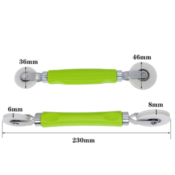 Valjak za pritisk LED trake s drvenom/plastičnom ručkom, kompatibilan s 5–8 mm lampama, nosivost 10 kg, uzorak prilagodbe