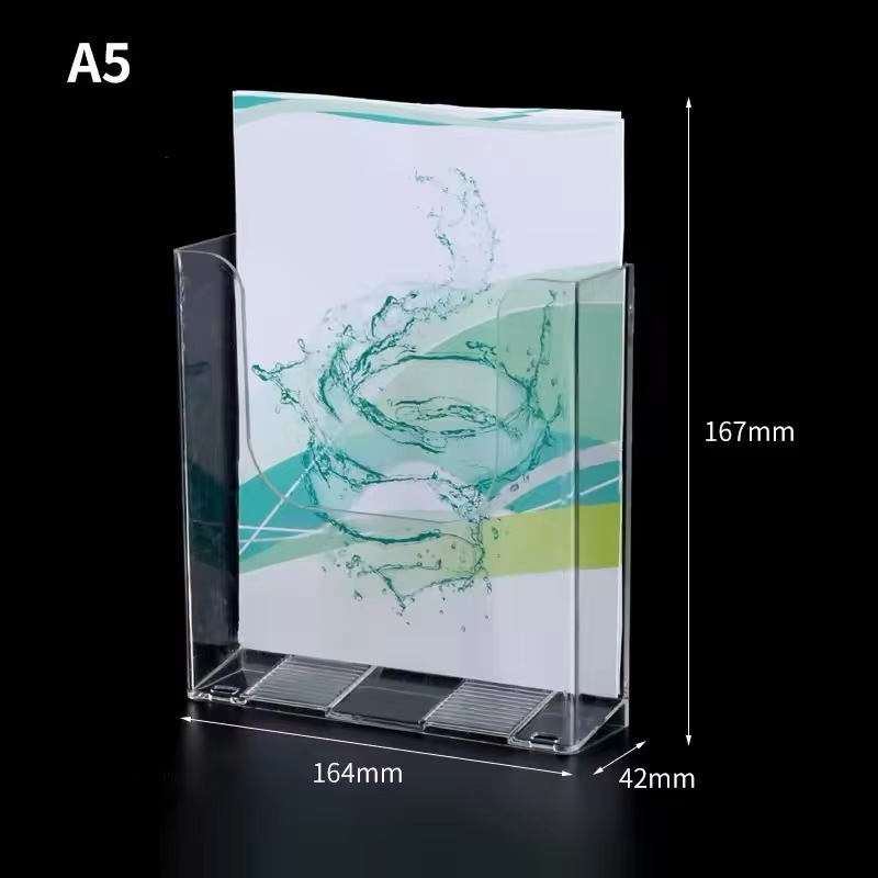 Suport de afișare a datelor din acrilic, montat pe perete Coast Line