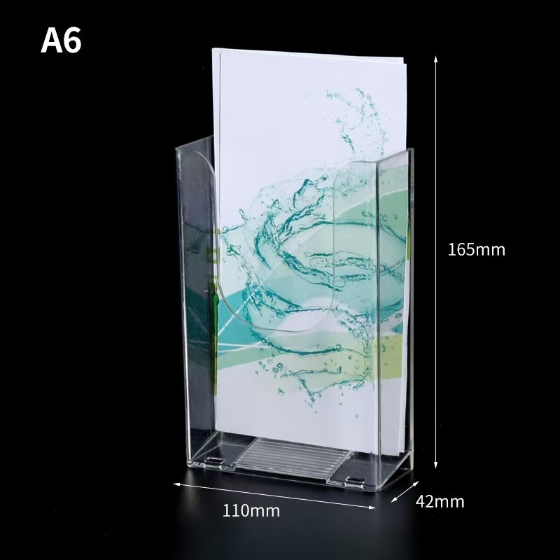 Suport de afișare a datelor din acrilic, montat pe perete Coast Line