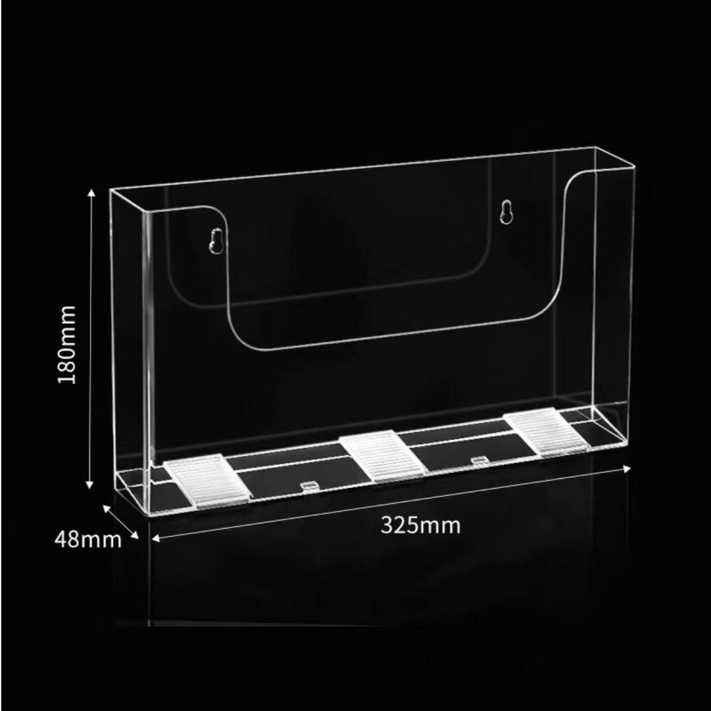 Suport de afișare a datelor din acrilic, montat pe perete Coast Line