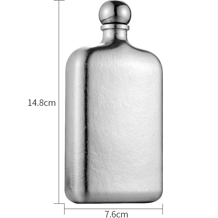 AUZU tiszta titán hordozható borosüveg, retro stílus, Can logóval, borhoz