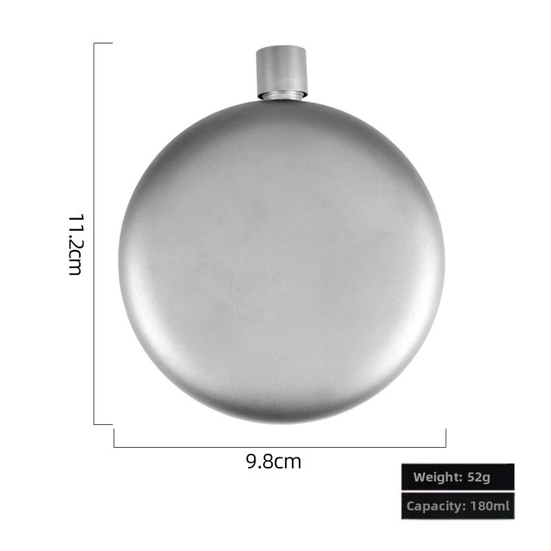 AUZU prenosná fľaša na víno z číreho titánu, retro štýl, s logom Can, na víno