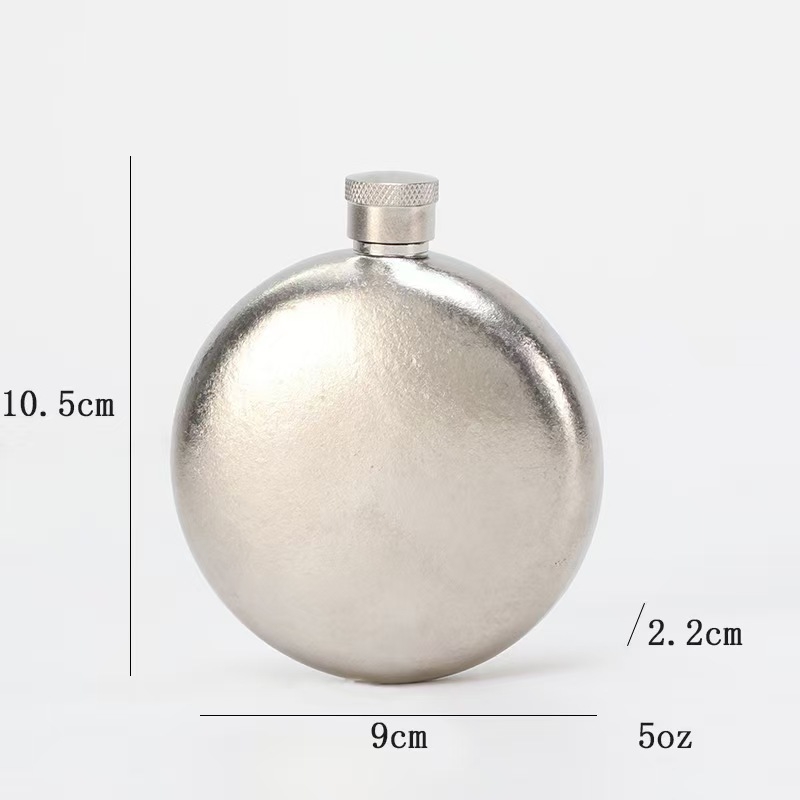 AUZU tiszta titán hordozható borosüveg, retro stílus, Can logóval, borhoz