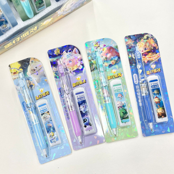 Set mehaničkih olovaka – crtani stil, plastično kućište, model ZH5546, pakiranje 24 komada u kutiji