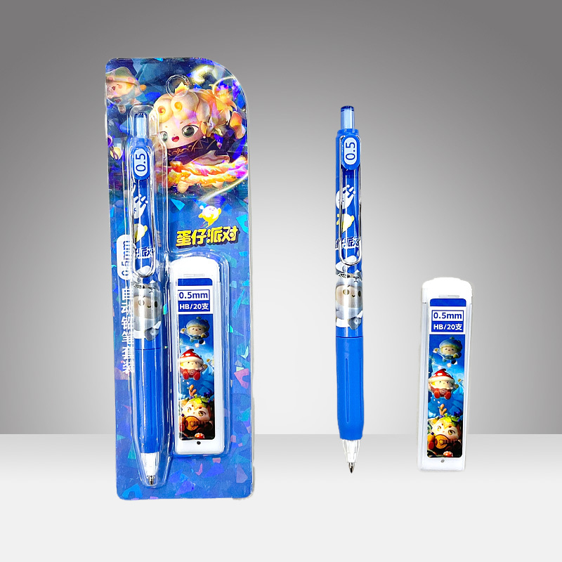 Set mehaničkih olovaka – crtani stil, plastično kućište, model ZH5546, pakiranje 24 komada u kutiji