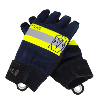 Rukavice za obuku vatrogasaca za gašenje požara — protuklizne, otporne na habanje, otporne na rezanje, otporne na toplinu; materijal: aramidni vatrootporni materijal