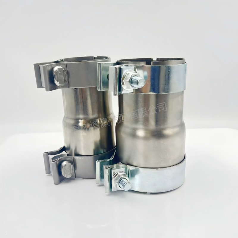 Dvodjelna stezaljka za smanjenje promjera cijevi – 409 materijal, Zenghao stezaljka, za vozila, brodove, diesel i benzinske motore, strojeve i protupožarne cijevi.