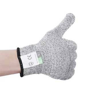 Mănuși anti-tăiere HPPE Wen Tao | (Material: HPPE; Domenii de utilizare: Producția de mașini, Procesarea sticlei, Construcții; Funcție: Protecție la tăieri)