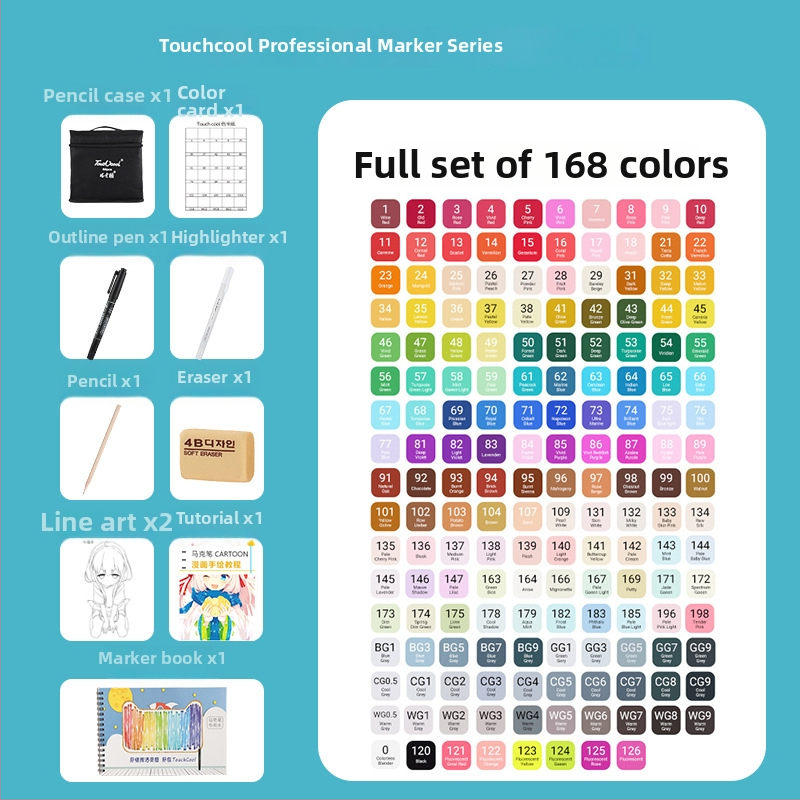 Marker pre študentov – na maľovanie, kreslenie a písanie (Touch Young)