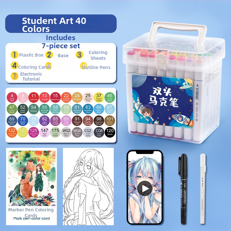 Marker pre študentov – na maľovanie, kreslenie a písanie (Touch Young)