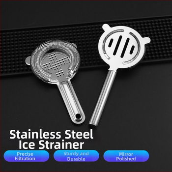 Kokteilový filter, nerezová oceľ, Hawthorne štýl, profesionálny barmanský nástroj (jednotné balenie)