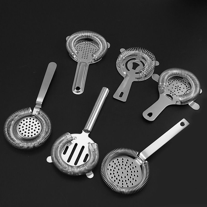 Filtru pentru cocktail, oțel inoxidabil, stil Hawthorne, unealtă profesională pentru bar (ambalaj unic)