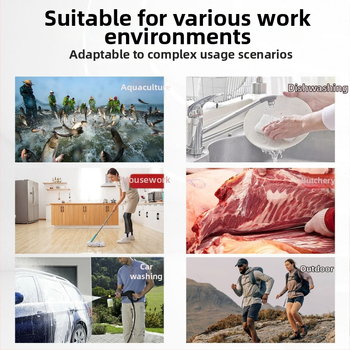 Γάντια για χειρισμό ψαριών και θαλασσινών – αδιάβροχα, ανθεκτικά στην κοπή, αντιολισθητικά, από PVC υλικό; επένδυση: πολυεστερική ίνα