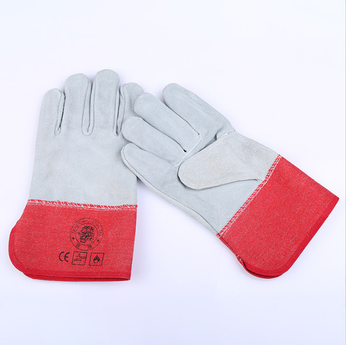 Tiger Brand kožne rukavice za zavarivanje, od kože goveda, dvostruki sloj kože, zaštitne radne rukavice